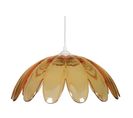 Suspension Points Verre Transparent Ambre 80 Cm..