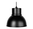 Suspension Grand Cloche Métal Noir 80 Cm..