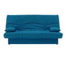 Banquette Clic Clac 3 Places - Tissu Bleu Canard - Style Contemporain - L 190 X P92 Cm - Dream