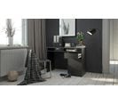 Bureau droit BEST LAK 2 Noir mat