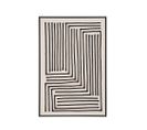Lipari - Tableau Contemporain - Couleur - Noir Et Blanc, Dimensions - 90x60 Cm