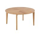 Table Basse Design Ronde En Bois Clair D80 - Laura