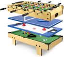 Table De Jeu 4 En 1 Baby-foot, Billard Tennis De Table, Hockey