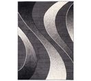 Tapis De Salon Chambre Rectangle Noir Gris Vagues Fin Dream 300 X 400 Cm