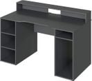 Bureau Pour Ordinateur, Station E-gaming Coloris Anthracite En Bois Mdf.