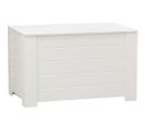 Coffre De Rangement En Pin  77 X 40 X 50 Cm Blanc