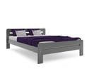 Dallas Lit Adulte 120x200 Avec Sommier En Pin Gris (sans Matelas)