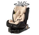 Mokki Siège Auto Pivotant 360° Isofix 0-36 Kg Groupe 0/1/2/3    Beige