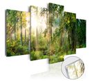 Tableau Sur Verre Acrylique "green Sanctuary" 100 X 200 Cm