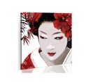 Tableau Imprimé "geisha Japonaise" 80 X 80 Cm