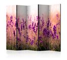Paravent 5 Volets "lavender In The Rain" 172x225cm