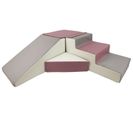 Set De 4 Blocs En Mousse Pour Le Jeu Blanc, Gris, Violet