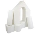 Set De 11 Blocs En Mousse Pour Le Jeu Blanc