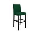 Chaise De Bar Racine 103 En Velours 45x52x105 Cm - Vert