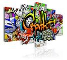Tableau Imprimé "artistic Graffiti" 100 X 200 Cm