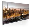 Tableau Imprimé "evening Manhattan" 35 X 70 Cm