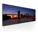 Tableau Imprimé "pont De Brooklyn Panorama" 45 X 135 Cm