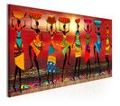 Tableau Imprimé "african Women Dancing" 50 X 150 Cm