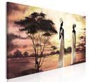 Tableau Imprimé "african Goddesses Narrow" 50 X 150 Cm