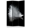 Paravent 3 Volets "white Feather Ii" 135x172cm