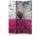 Paravent 3 Volets "magenta Meadow" 135x172cm