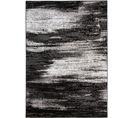 Tapis De Salon Chambre Ado Design Moderne Gris Noir Blanc Moucheté Fin Maya 120x170