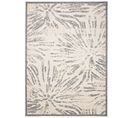 Tapis Extérieur Intérieur 3d Beige Gris Fleurs 120 X 170 Cm Viera