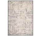 Tapis Extérieur Intérieur Gris Beige Rayures 3d 120 X 170 Cm Viera