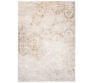 Tapis Salon Chambre Brillant Crème Beige Vintage Floral Moucheté Effet 3d Oeko-tex 80x150 cm