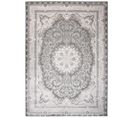 Tapis Salon Chambre Brillant Gris Beige Crème Vintage Rosace Moucheté Effet 3d Oeko-tex 140x200 cm