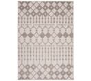 Tapis Extérieur Intérieur Gris Beige Ethno 80x150 cm