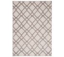 Tapis Extérieur Intérieur Gris Beige Rayures 80x150 cm