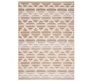 Tapis Extérieur Intérieur Beige Gris Marron Trèfle 80x150 cm