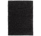 Tapis Salon Anthracite Uni Moelleux Poil Long Shaggy 120 X 170 Cm