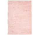 Tapis Salon Rose Uni Moelleux Epais Poil Long Shaggy 120 X 170 Cm