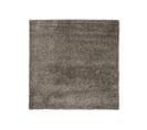 Tapis Carré Gris Foncé Moelleux Poil Long Shaggy 200 X 200 Cm