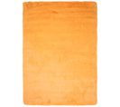 Tapis Salon Chambre Antidérapant Bébé Orange Uni Shaggy Super Doux 200x300 cm