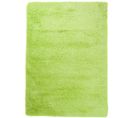 Tapis Salon Chambre Antidérapant Bébé Vert Limone Uni Shaggy Super Doux Doux 80x150 cm