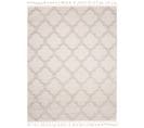 Tapis Extérieur Intérieur Beige Crème Treillis Franges Effet 3d Boucle 160x220 cm