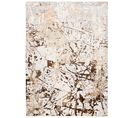 Tapis Salon Beige Marron Crème Or Gris Abstrait Doux 160 X 230 Cm