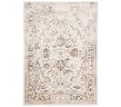 Tapis Salon Vintage Crème Or Marron Beige Floral Doux 80 X 150 Cm