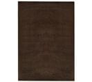 Tapis Shaggy Antidérapant Lavable Marron Uni Salon Moelleux 300x400