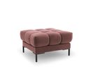 Pouf "mamaia", 1 Place, Rose, Velours