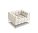 Fauteuil "karoo", 1 Place, Beige Clair, Tissu Structurel