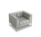 Fauteuil "karoo", 1 Place, Gris Clair, Tissu Structurel