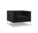 Fauteuil "karoo", 1 Place, Noir, Velours