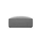 Pouf "ruby", 1 Place, Gris, Velours