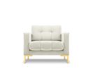 Fauteuil "mamaia", 1 Place, Beige Clair, Velours