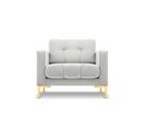 Fauteuil "mamaia", 1 Place, Argent, Velours