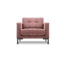 Fauteuil "mamaia", 1 Place, Rose, Velours